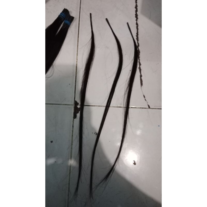 rambut sambungan asli 40cm