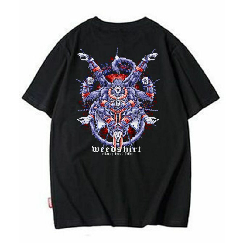 WEEDSHIRT | AS25 | MONKEY KING | ORIGINAL T-shirt kaos pria distro
