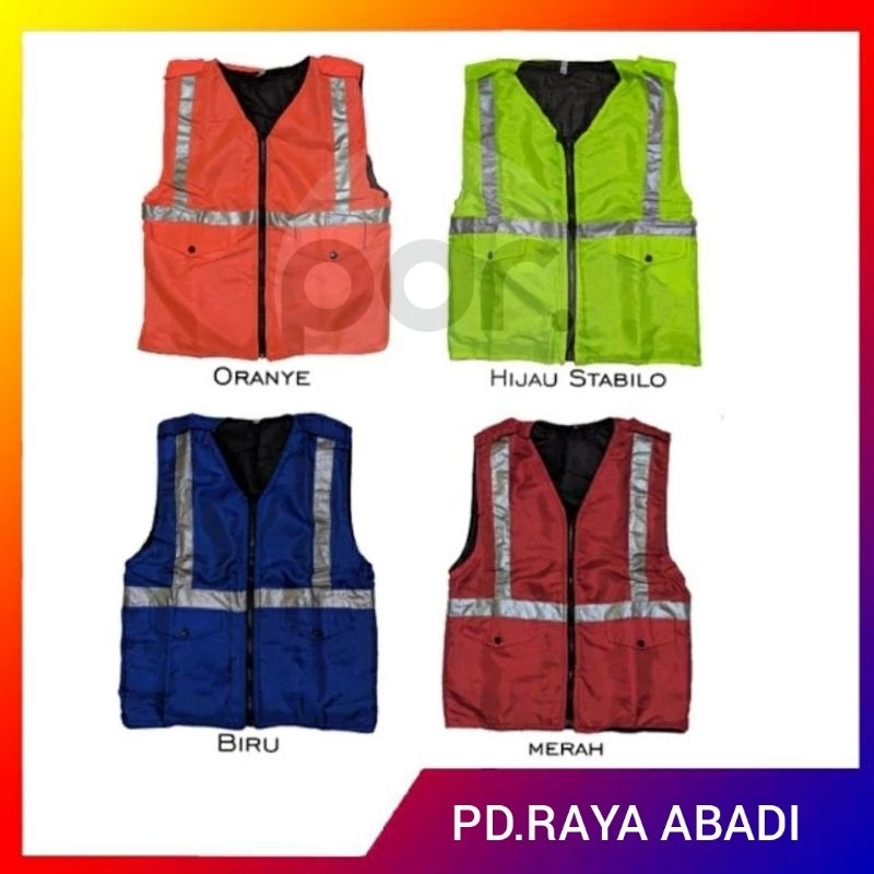 Rompi Proyek rompi lapangan rompi PU rompi kerja rompi parasut rompi proyek murah
