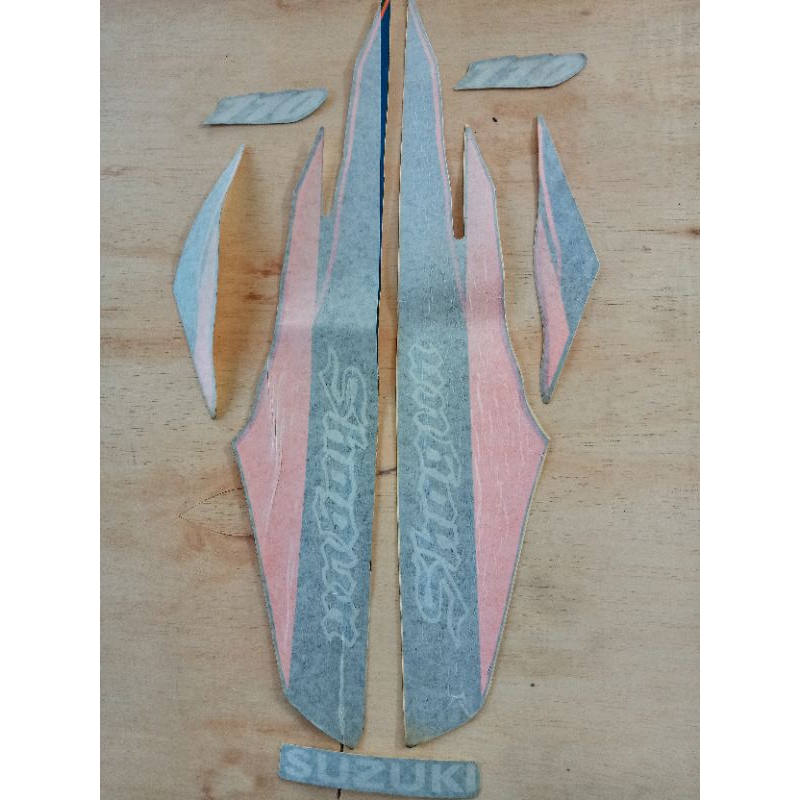 Striping list stiker suzuki shogun 110 laminasi