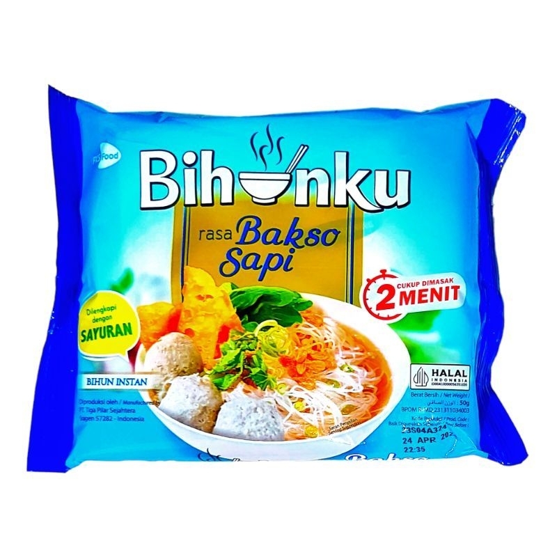 

10 Bungkus Bihun Turbo Nih: BIHUNKU Bihun Instan 10 Bungkus - Sehat Cepat Kilat Nikmat Lezat