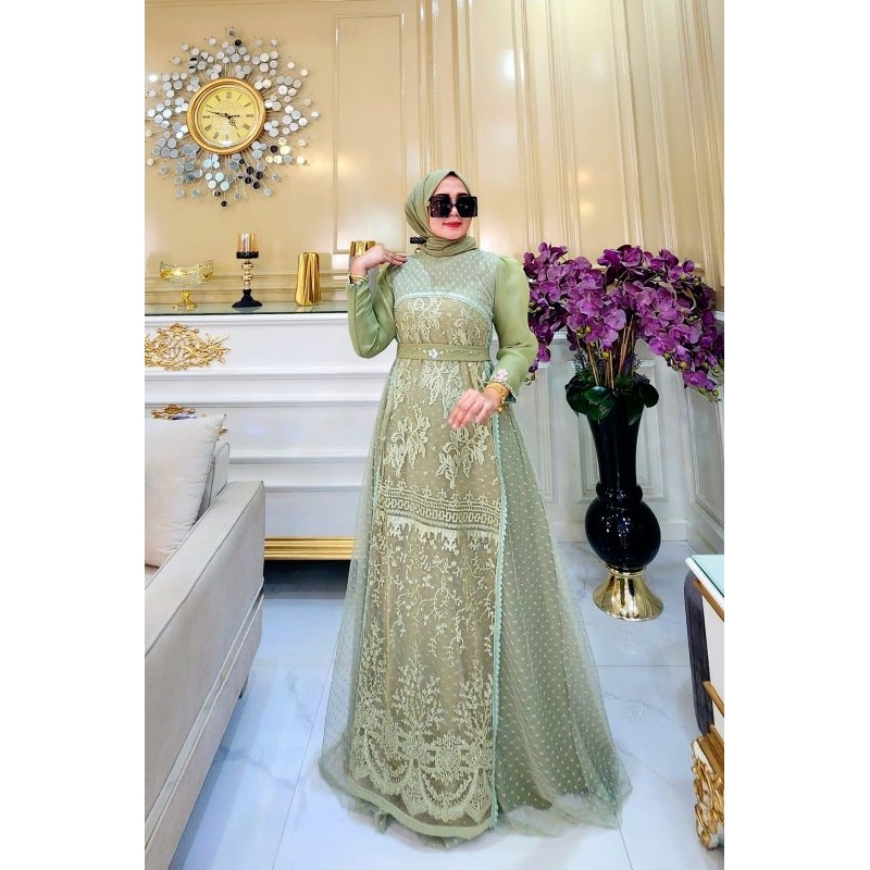 GAMIS WANITA DAVINA SET DRESS