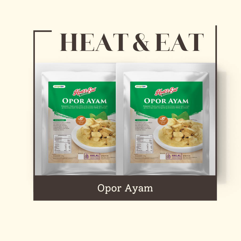 

RTE Paket Isi 2 PCS- Opor Ayam