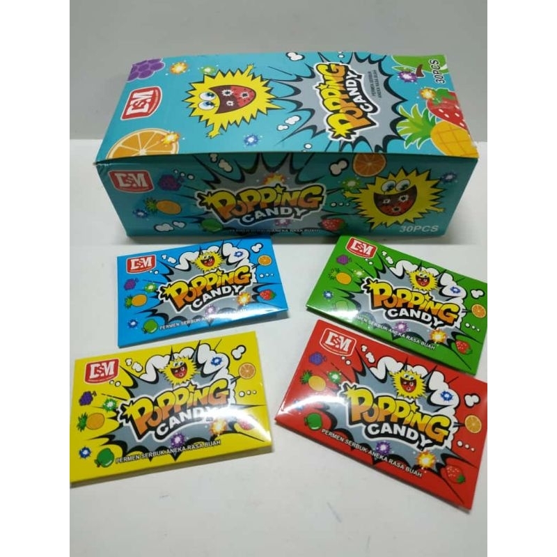 

Permen Cemilan Snack Popping Pop Candy Amplop Surat Mainan Anak Murah (isi 30 pcs)
