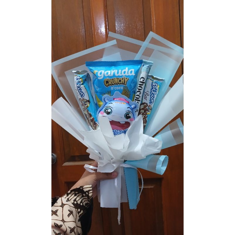 

buket snack (biru)