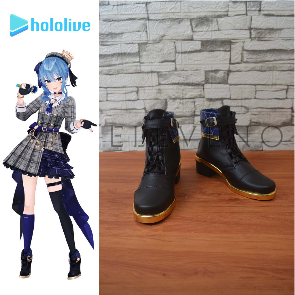 Sepatu Cosplay Vtuber Hoshimachi Suisei