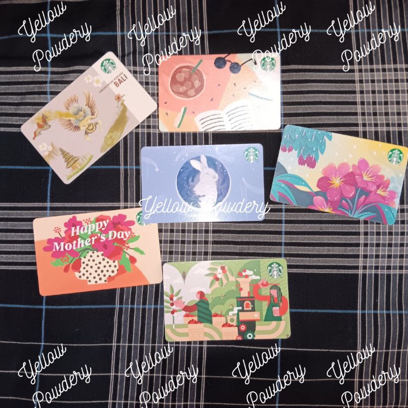 READY STARBUCKS CARD KOLEKSI PIN TERBUKA HANYA UNTUK KOLEKSI SUPER MOON AND THE BUNNY CARD HAPPY MOT