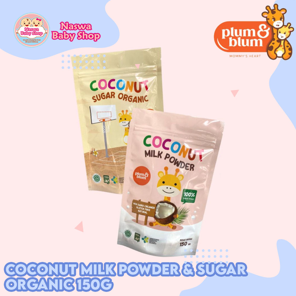 

Plum & Blum Coconut Milk Powder & Sugar MPASI BB Booster Bayi 6m+ 150g