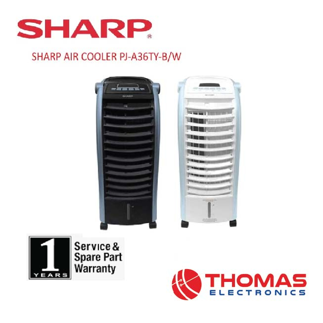 SHARP AIR COOLER PJ-A36TY-B/W SHARP  PJ A 36 TY B/W GARANSI RESMI