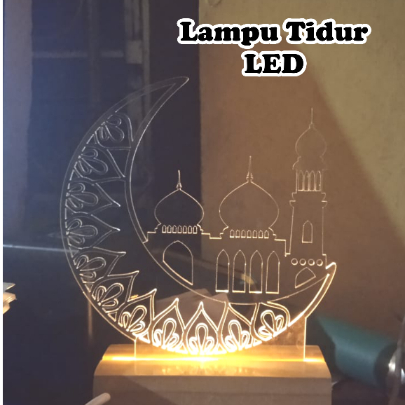Lampu Tidur LED Lampu Hias LED Lampu Tidur Akrilik