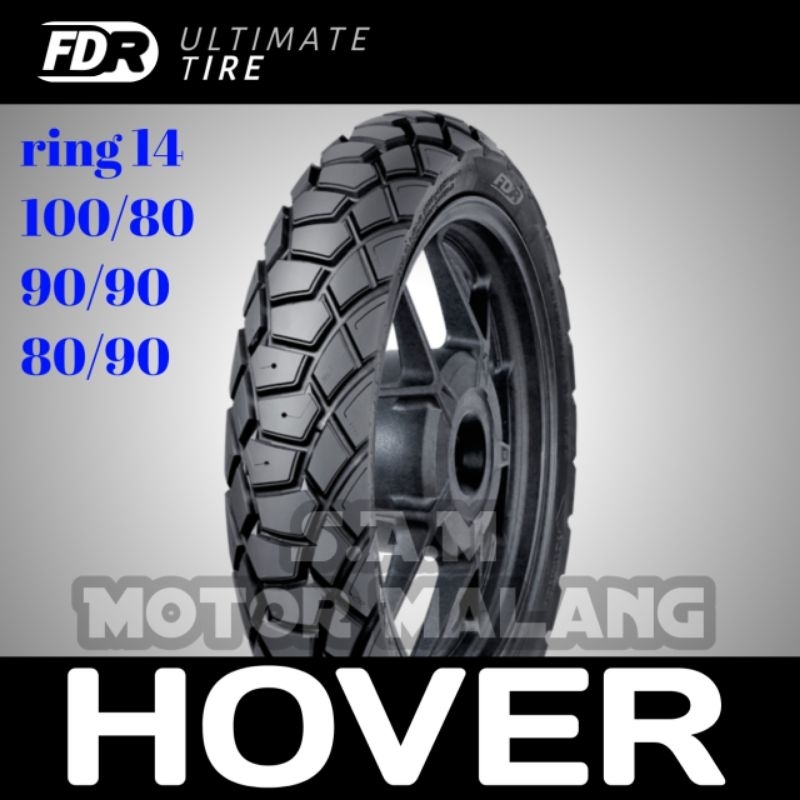 Ban Luar Tubeles Ring 14 || Semi Trail FDR HOVER Intermediate Compound, 100/80-14, 90/90-14, 80/90-1