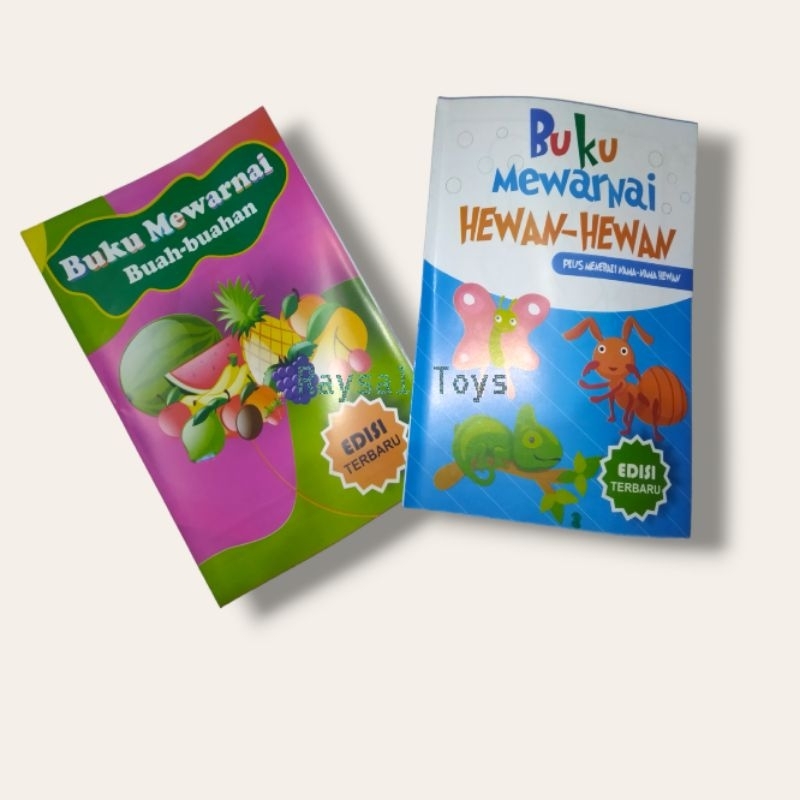 

Buku cerita dan mewarnai edisi terbaru
