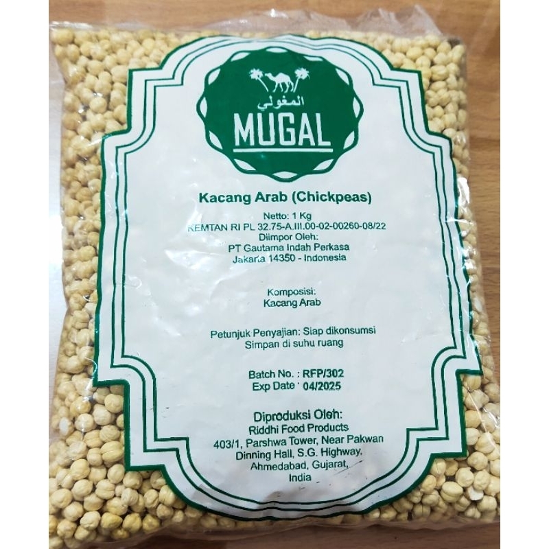 

Mugal kacang arab 1kg