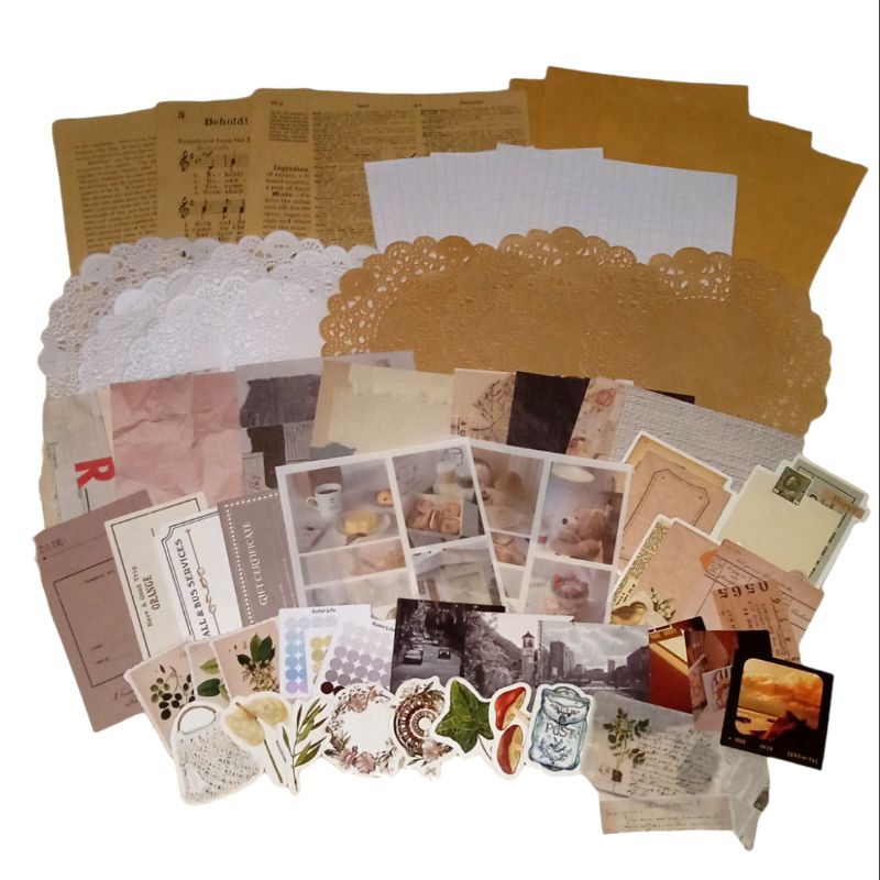 

journaling kit vintage 60+