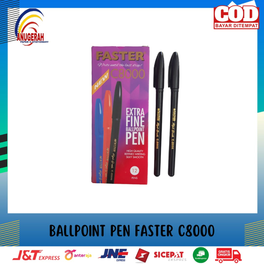 

BOLPOINT FASTER C8000 HITAM (LSN)