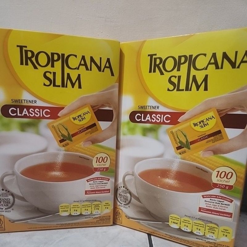 

Tropicana Slim Classic 100 sachet