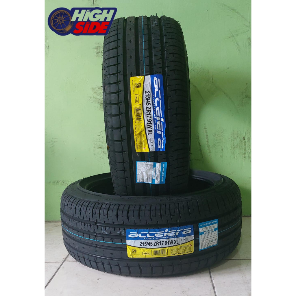 Ban mobil standard ukuran 215/45R17 Accelera Phi-R