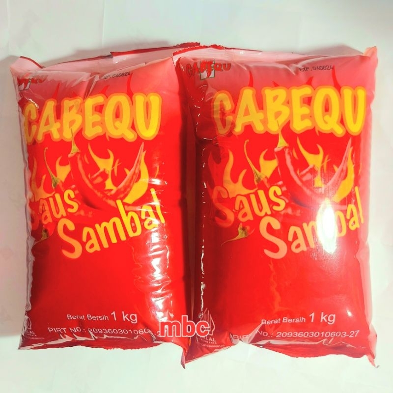 

SAUS SAMBAL CABEQU - 1 KG - SAUS UNTUK CAFE - HORECA
