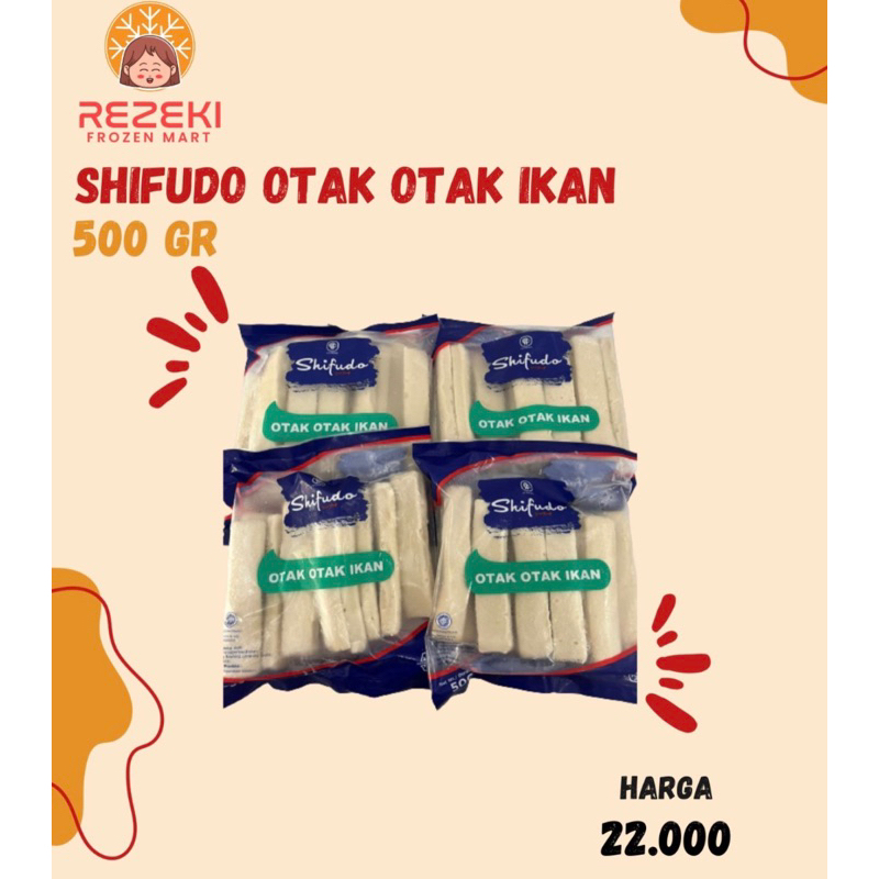 

Shifudo Otak Otak Ikan 500 Gr | Ikan Olahan | Frozen Food Murah