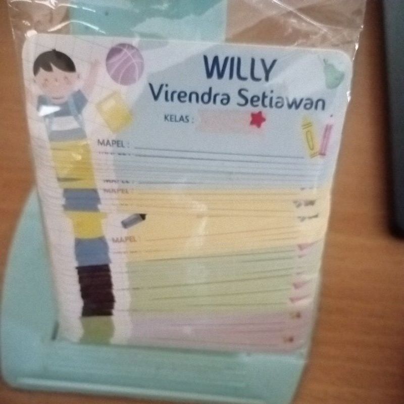 

Label nama Willy Virendra Setiawan