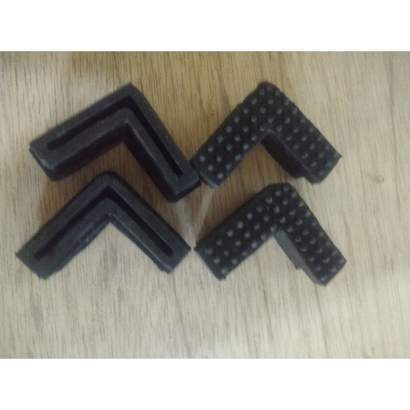 KARET SIKU 4x4 KAKI RAK SIKU KARET KAKI SIKU LUBANG ALAS KAKI MEJA SIKU MEJA KAKI