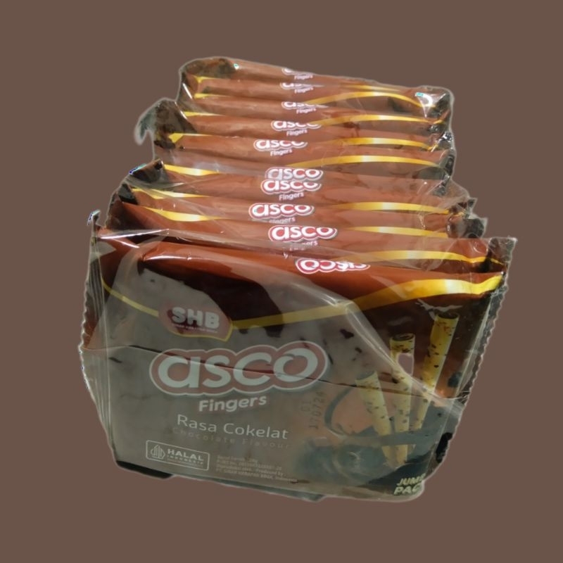 

ASCO FINGERS COKELAT Snack 1 pack isi 10 pcs