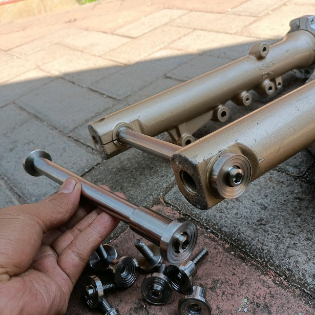 AS RODA DEPAN STAINLESS (MUR TEPES NEW) PNP SHOK DEPAN NINJA RR R