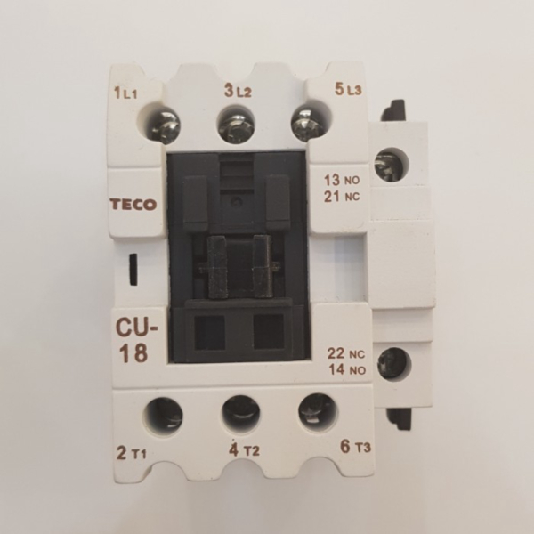 TECO CU-18 / CU18 / CU 18 CONTACTOR KONTAKTOR TECO 220V Berkualitas