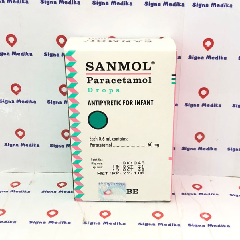 Sanmol Drops 15 ml - Obat Demam Untuk Bayi