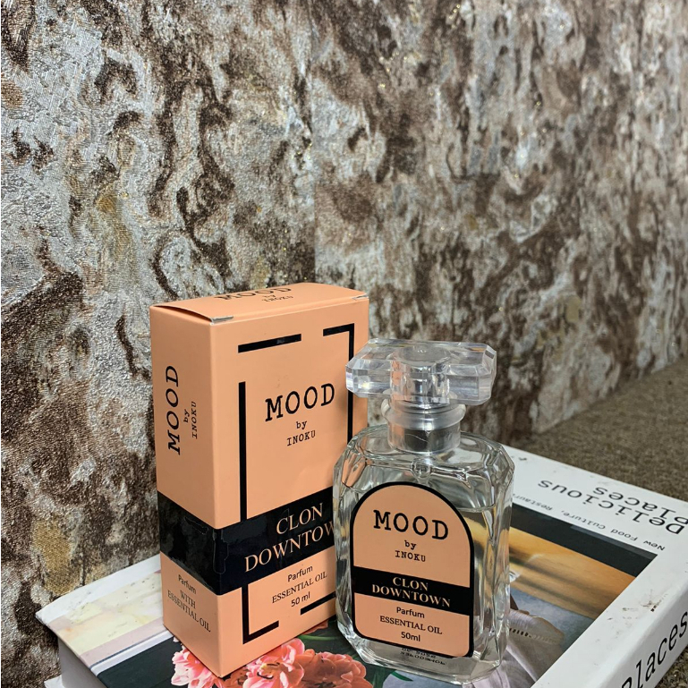 MOOD by INOKU CLON DOWNTOWN | MOOD CLON DOWNTOWN | PARFUM UNISEX | PARFUM BRANDED | PARFUM BEST SELLER |PARFUM EDP | PARFUM BPOM | PARFUM HALAL | 50ML | Parfum Pemikat Daya Tarik