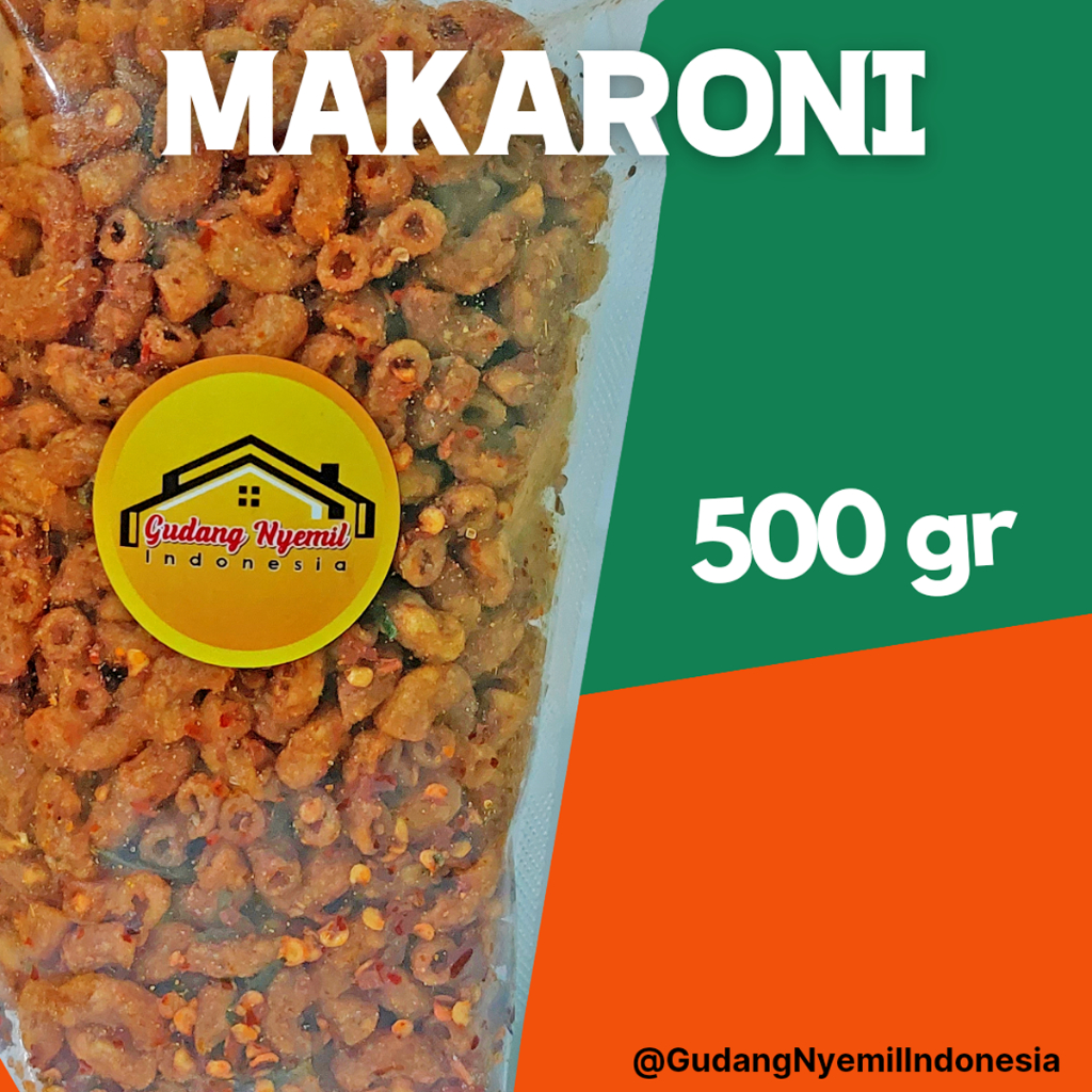 

Makaroni Pedas Daun Jeruk GudangNyemil 500 gr