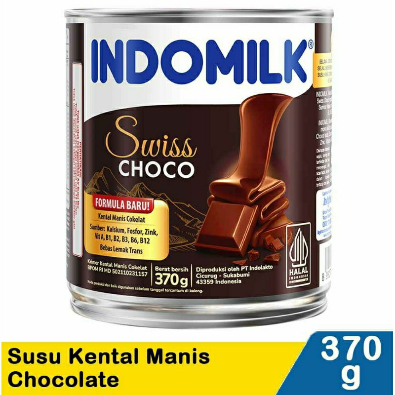 

[PCS] Susu Kental Manis Indomilk Kaleng 370 Gr