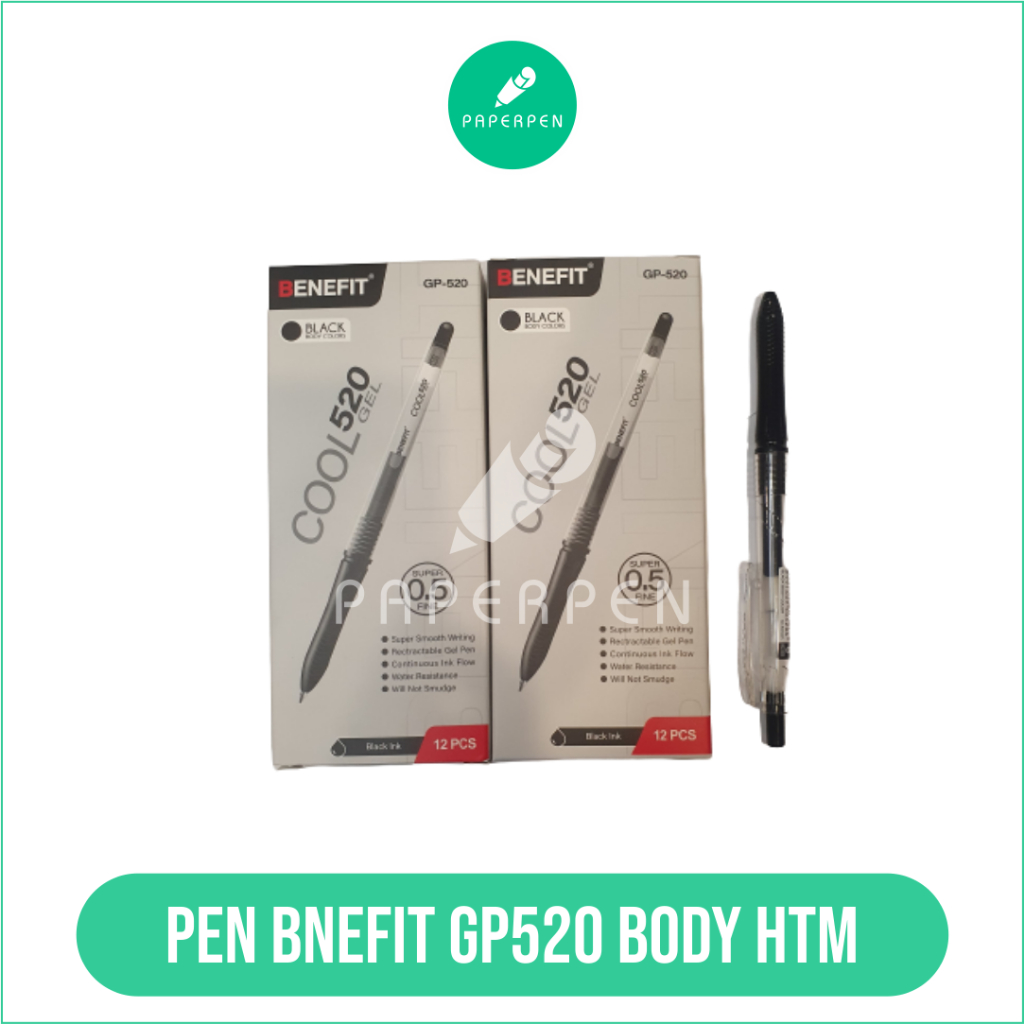 

1 Lusin Bulpoin Benefit Gp520 Body Hitam