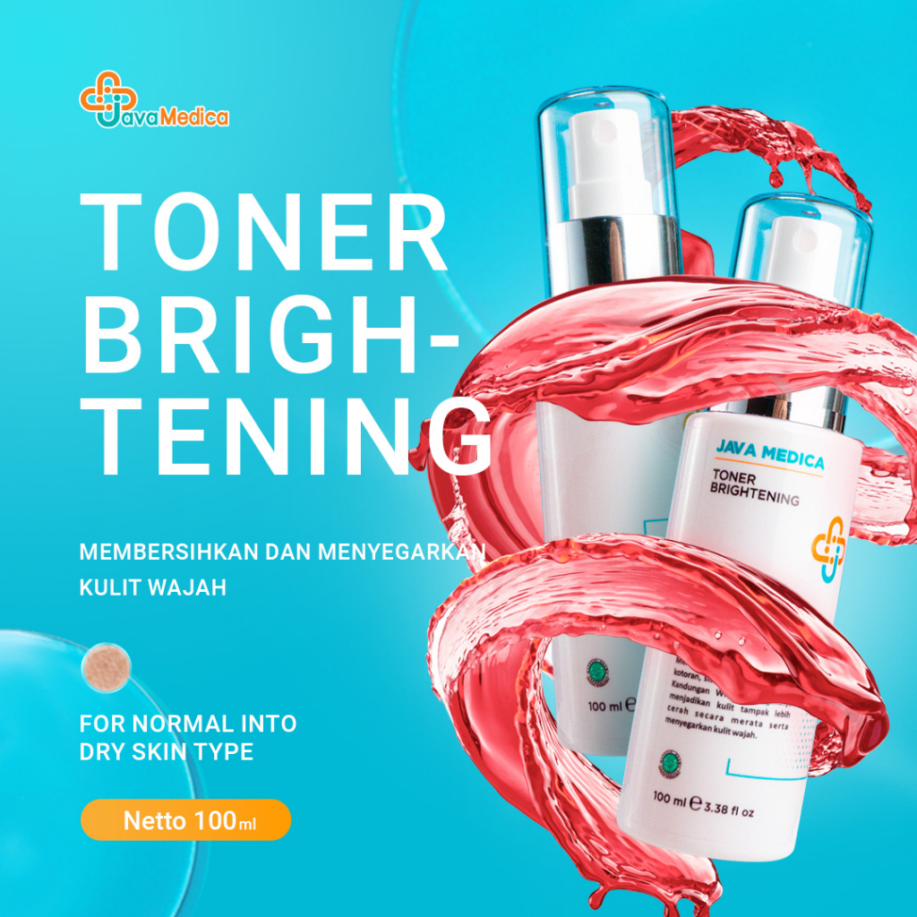 Toner Brightening Java Medica  - Penyegar & Pembersih Kulit Wajah