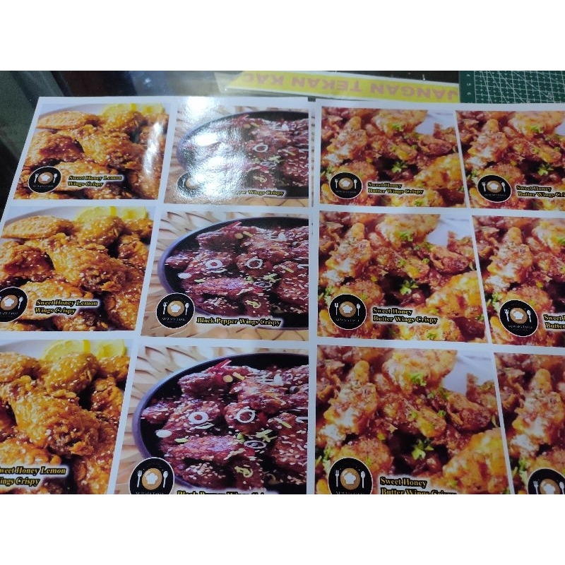

Cetak Stiker Glossy/Matte A4