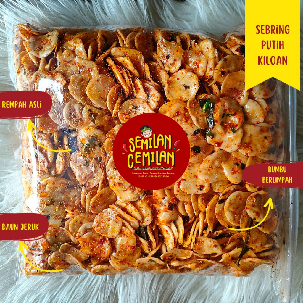 

SEBRING PUTIH KILOAN / SEBLAK PUTIH REMPAH DAUN JERUK / semilancemilan