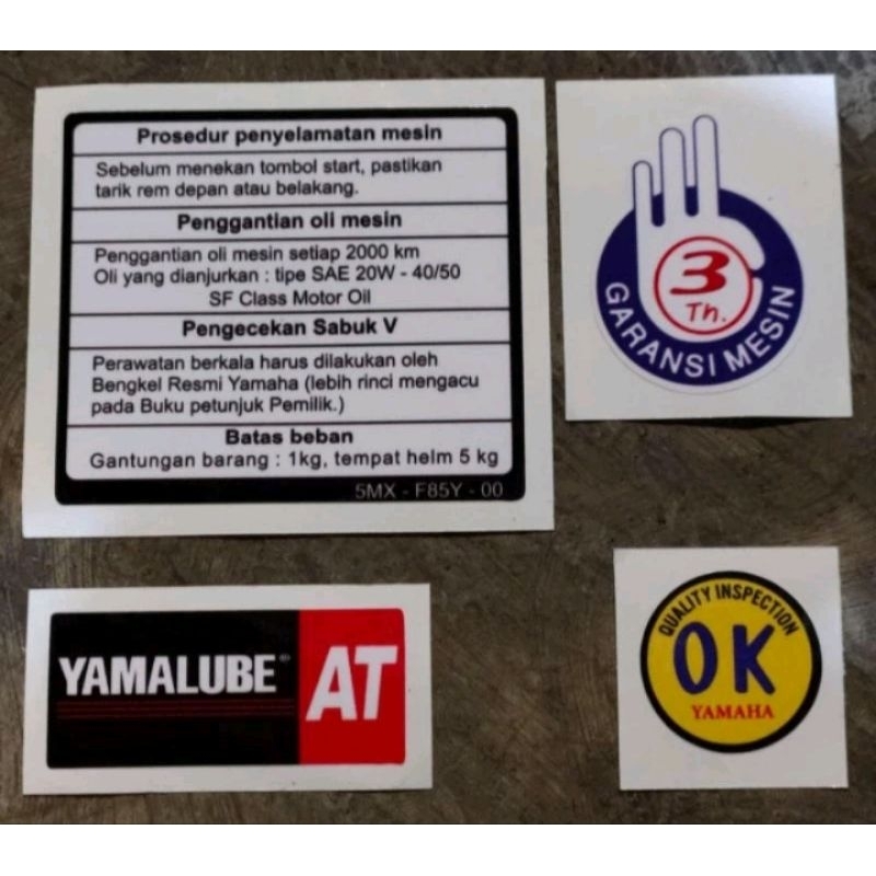 

Stiker panduan sticker warning stiker pengaturan