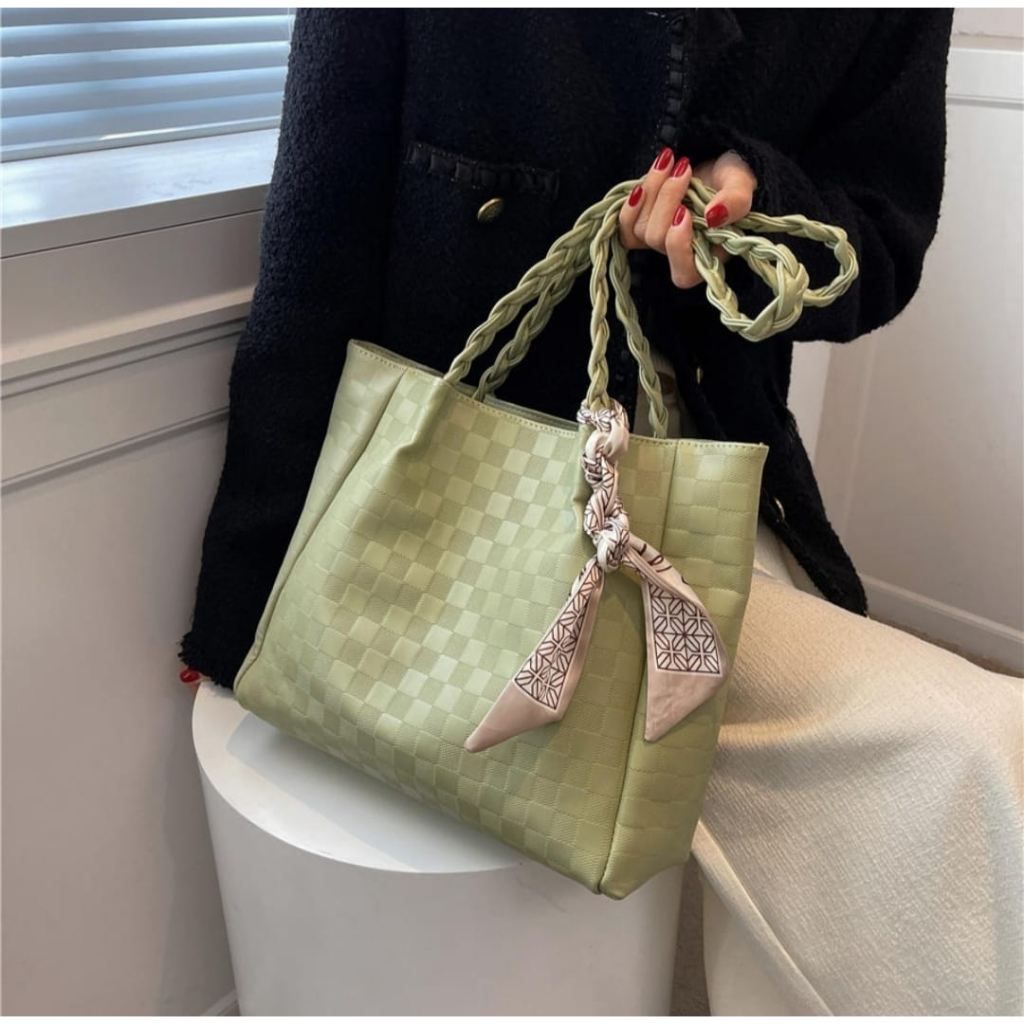 Tas Tote bag wanita - Tas Bahu wanita kuliah kerja liburan - tote bag wanita elegan - Tas Korea 2023
