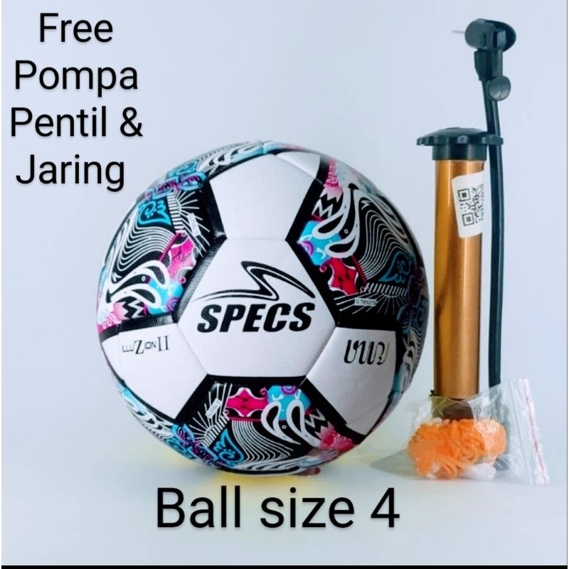 Bola sepak size 4 specs ILUZION Bola sepak SSB