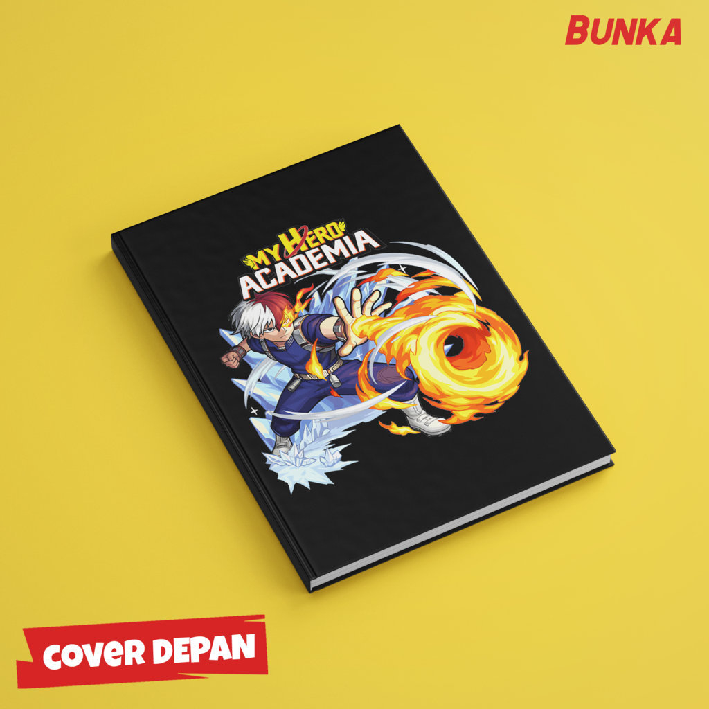 

Note Book Aesthetic Anime Boku no Hero Academia Todoroki Design Hardcover A5 Buku Tulis Catatan Notes Agenda Planner Jurnal vintage buku catatan story book kado anniversary valentine cowok cewek murah