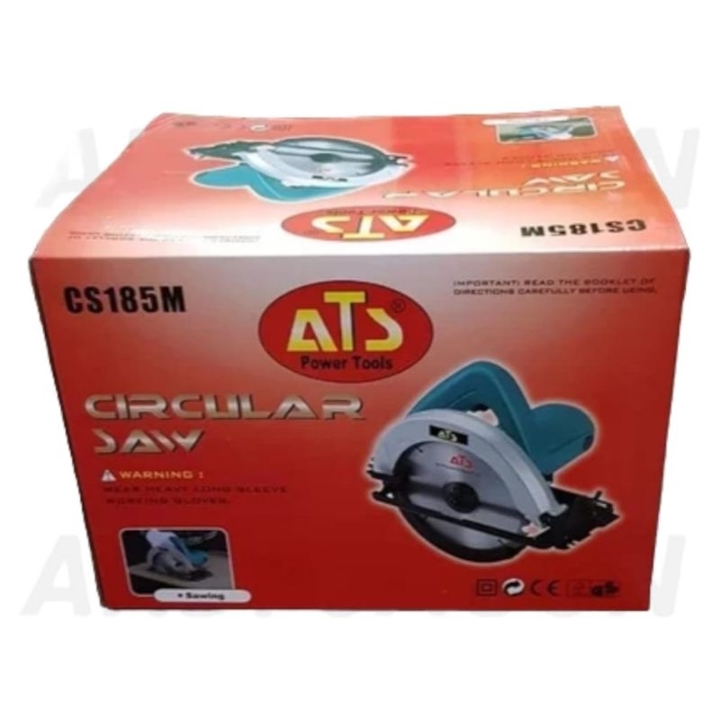 MESIN CIRCULAR SAW ATS 7" MESIN POTONG BELAH KAYU ATS 1.000 WATT  MESIN GER GERGAJI KAYU