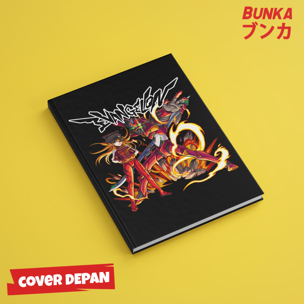 

Note Book Aesthetic Anime Evangelion Asuka Design Hardcover A5 Buku Tulis Catatan Notes Agenda Planner Jurnal vintage buku catatan story book kado anniversary valentine cowok cewek murah