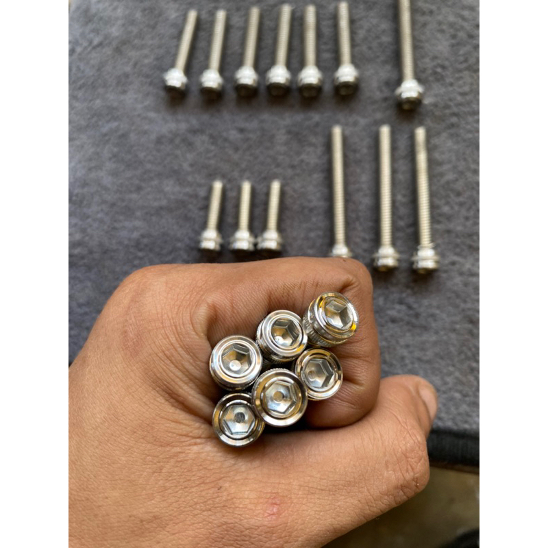 baut cvt  pcx 160 stainless probolt custom hendmade