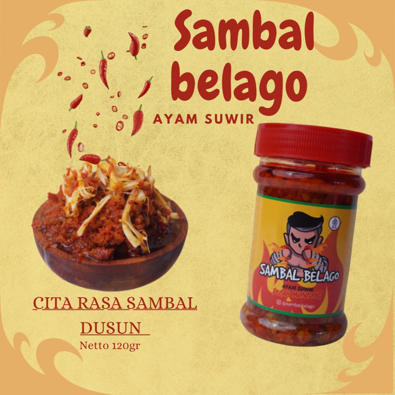 

SAMBAL BELAGO Ayam Suwir