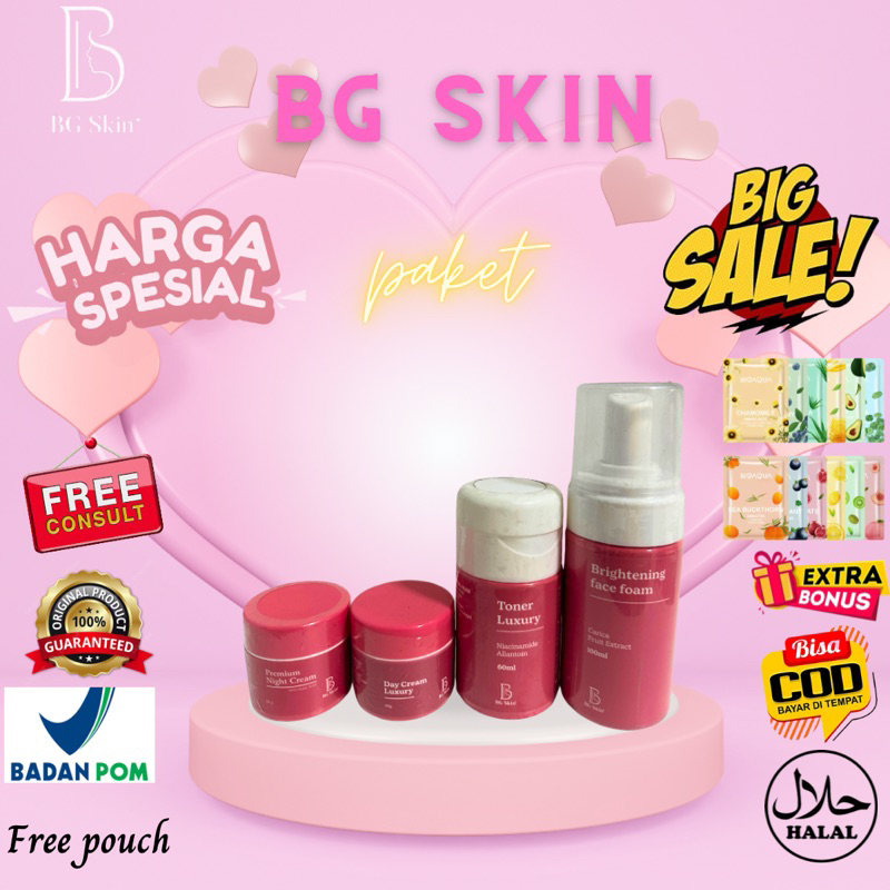 BG SKIN ALL VARIAN GLOW LUXURY BRIGHTENING GLOW ACNE LUXURY ACNE SENSITIF