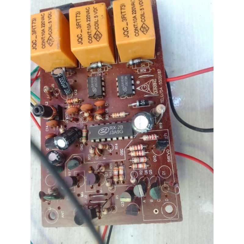 PCB rc qd frekuensi 29 Mhz