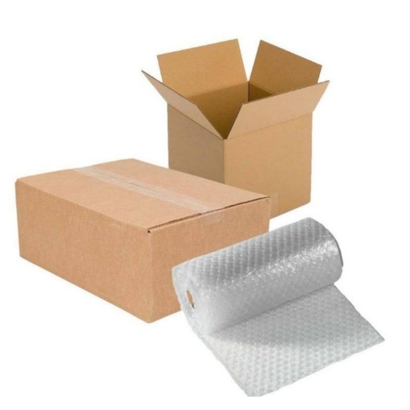 

Kardus Packing (Size L) + Bubble Wrap