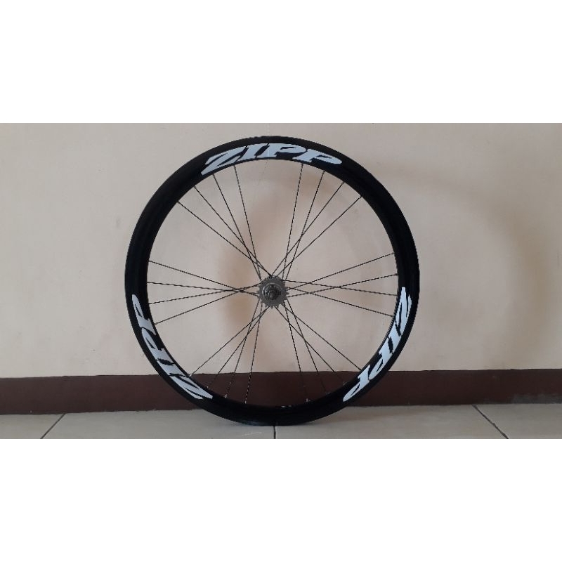 Wheelset 700c Road Bike Balap Fixed Gear Fixie Velg Alloy 4cm Custom