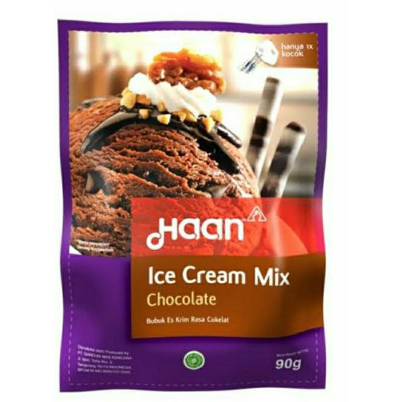 

powder ice cream Haan cappucino, strawberry, mix choco