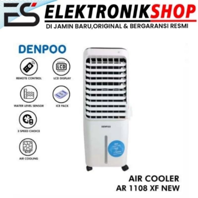 ES - Denpoo Air Cooler AR 1108 XF 12 Liter - Ac Portable Standing Pengidingin Ruangan Air Cooler
